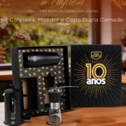 Kit. Cafeteira, Moedor e Copo Duplo cod. KT 90567